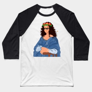 Kathygrippi Mona Lisa Baseball T-Shirt